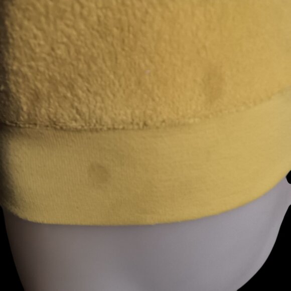 Vintage Women's Medium Top Celeste Yellow V-Neck Terry Cloth Mom Embroidered 80s - Picture 4 of 6